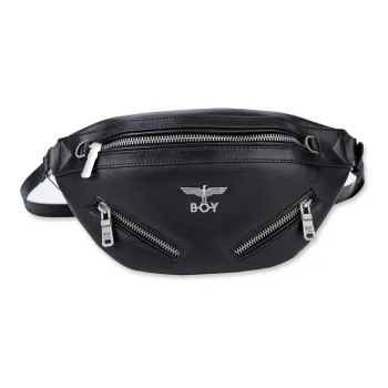 Boy London Synthetic Leather Sling Bag Regular Unisex Black