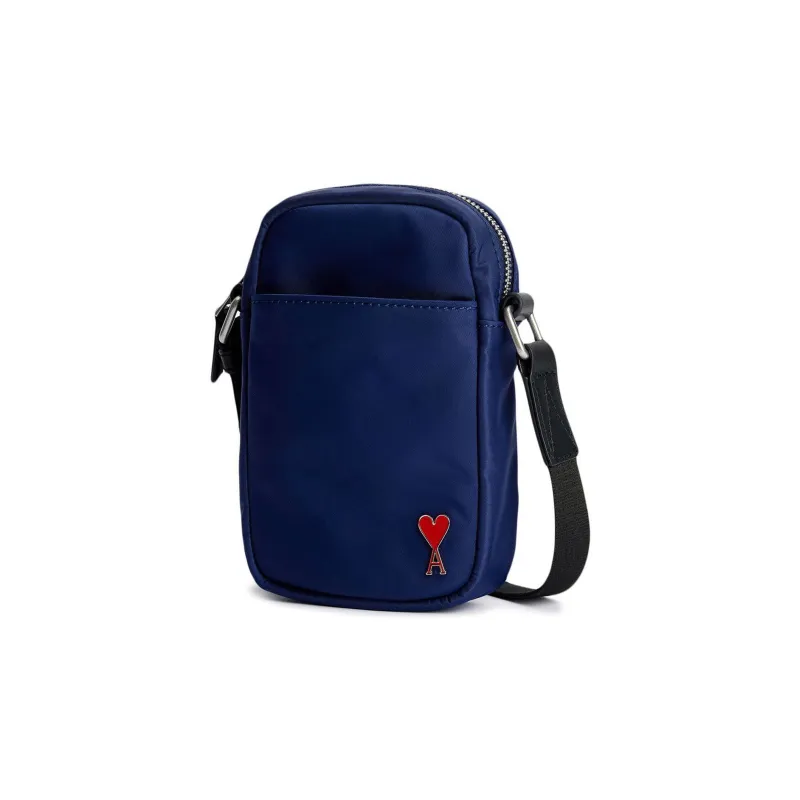 AMIPARIS Polyamide Shoulder Bag, Crossbody Bag Regular Men's Blue-1