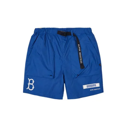 New Era X ALPHA INDUSTRIES X MLB Casual Shorts Unisex Blue