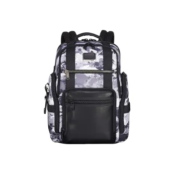 TUMI Alpha Bravo Nylon Laptop Backpack Large Size Unisex Black White