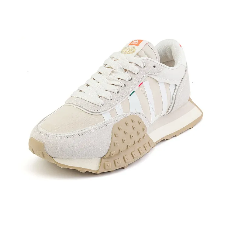 Kappa Lightweight Low Top Casual Running Shoes Unisex Gray White-1