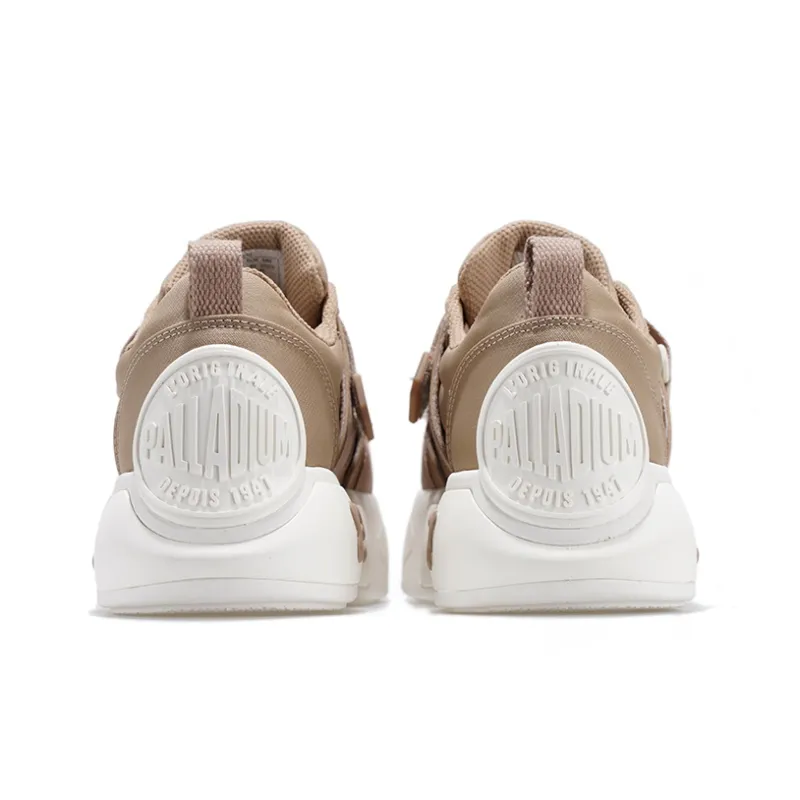 Palladium Skate Low Top Skateboard Shoes Men's Tan White-3