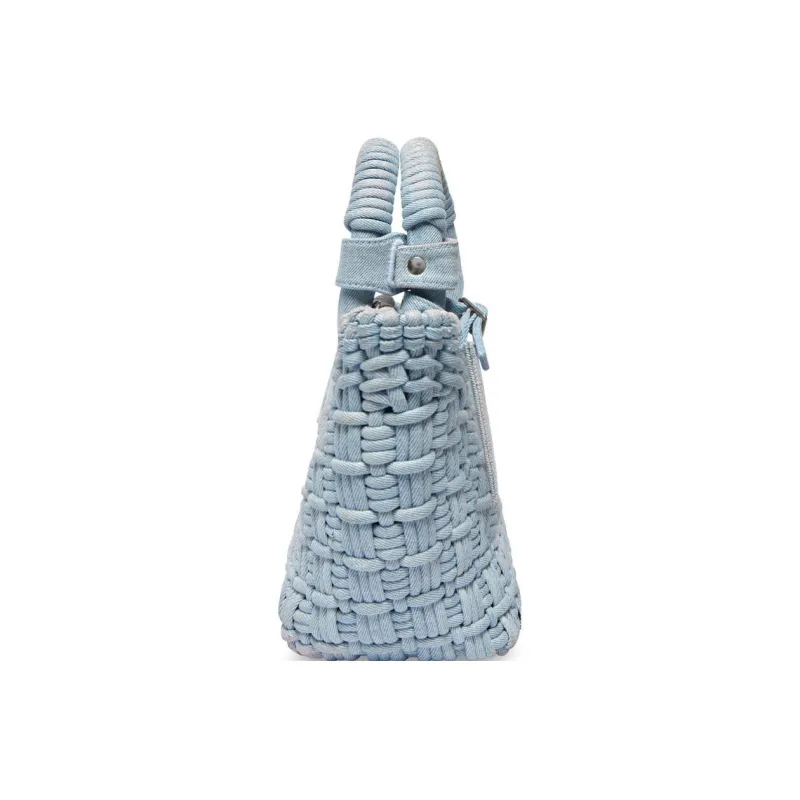 Balenciaga BISTRO Lambskin Handbag Regular Women's Light Blue-2