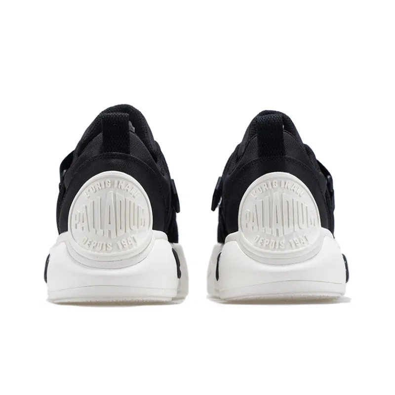 Palladium Skate Low Top Skateboard Shoes Men's Dark Gray White-3