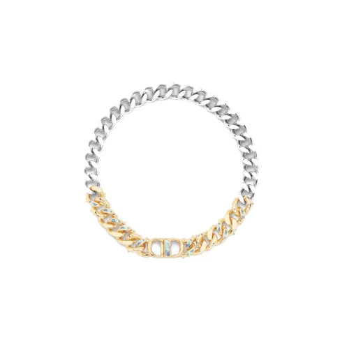 DIOR Necklaces Men Silver/Gold