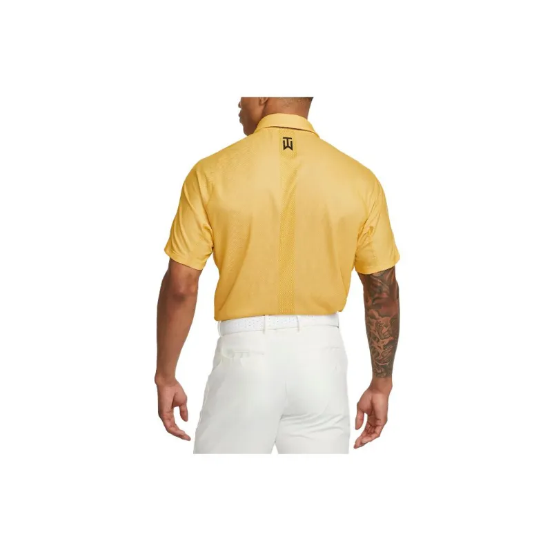 Nike Polo Shirts Men Ginger Yellow-1