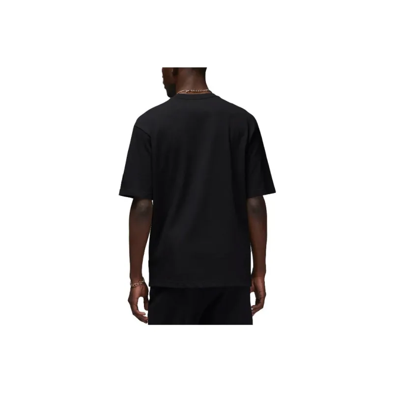Jordan Wordmark T Shirts Men Black-1
