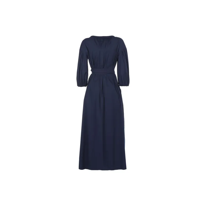 'S MAX MARA Long Sleeved Dresses Women's Navy Blue-1