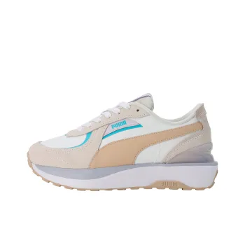 PUMA Spring Fling Cruise Rider Nu Anti-Slip Wear-Resistant Low-Top Sports Casual Shoes Women's White Gray Blue