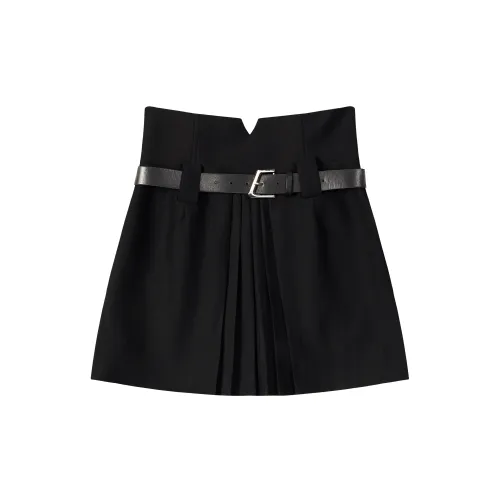 NTOT Casual Short Skirts Women's Black