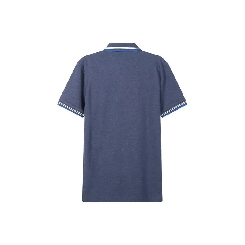 HUGO BOSS Polo Shirts Men Dark Gray Blue-1