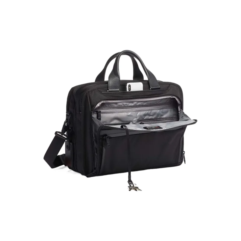 TUMI Nylon Business Bag Shoulder Bag Crossbody Bag Handbag Briefcase Large Size Unisex Black-1