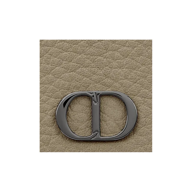 DIOR Grained Calfskin Business Card Holder Zero Wallet Card Holder Men's Green-4