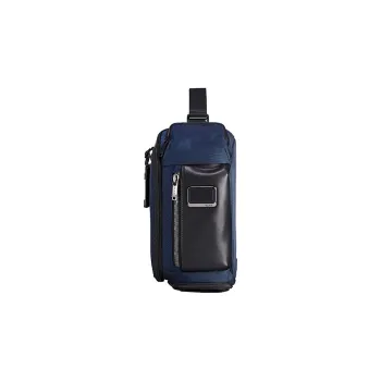 TUMI Alpha Bravo Fanny Pack Sling Bag Crossbody Bag Shoulder Bag Mini Men's Blue & Black
