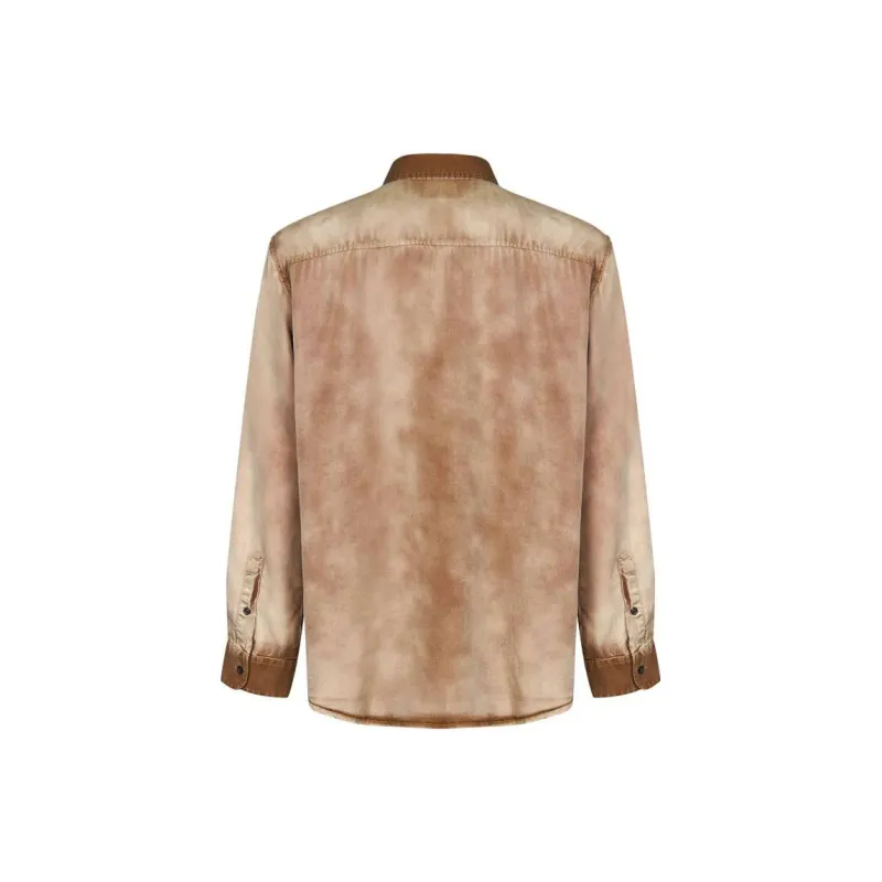 DIESEL Shirts Men Light Brown-1