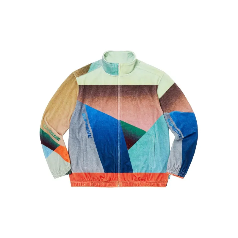 Supreme Geo Velour Track Jacket - Cheap Rcj Jordan Outlet
