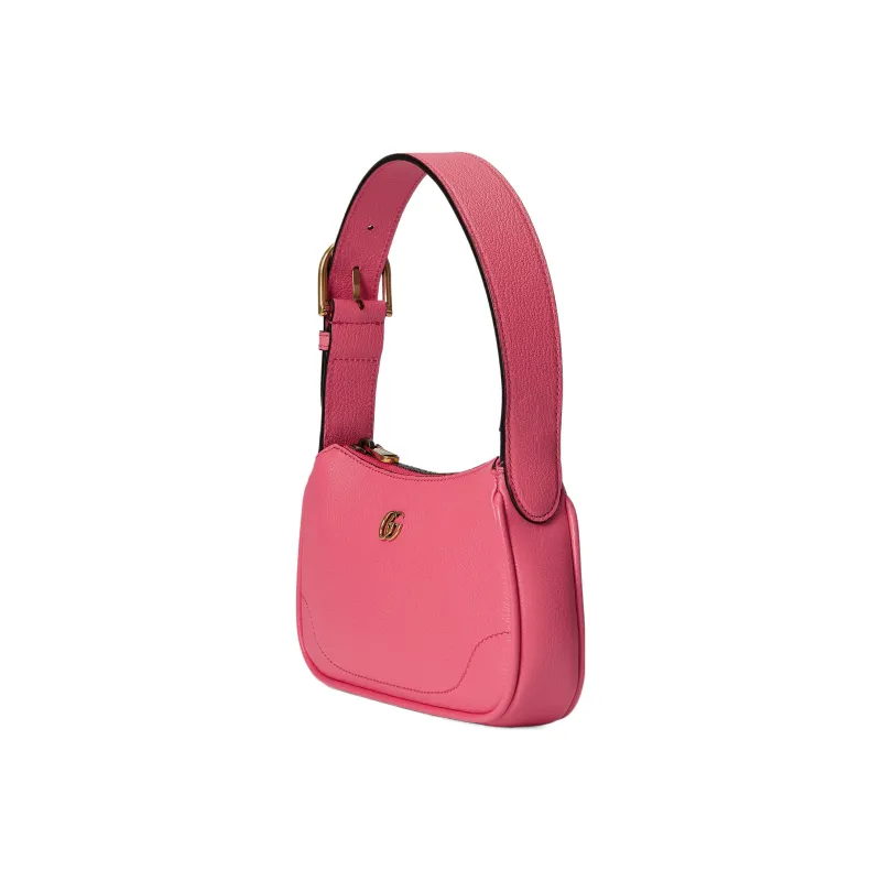 GUCCI Aphrodite Leather Shoulder Bag Mahjong Bag Handbag Shoulder Bag Women's Pink-1