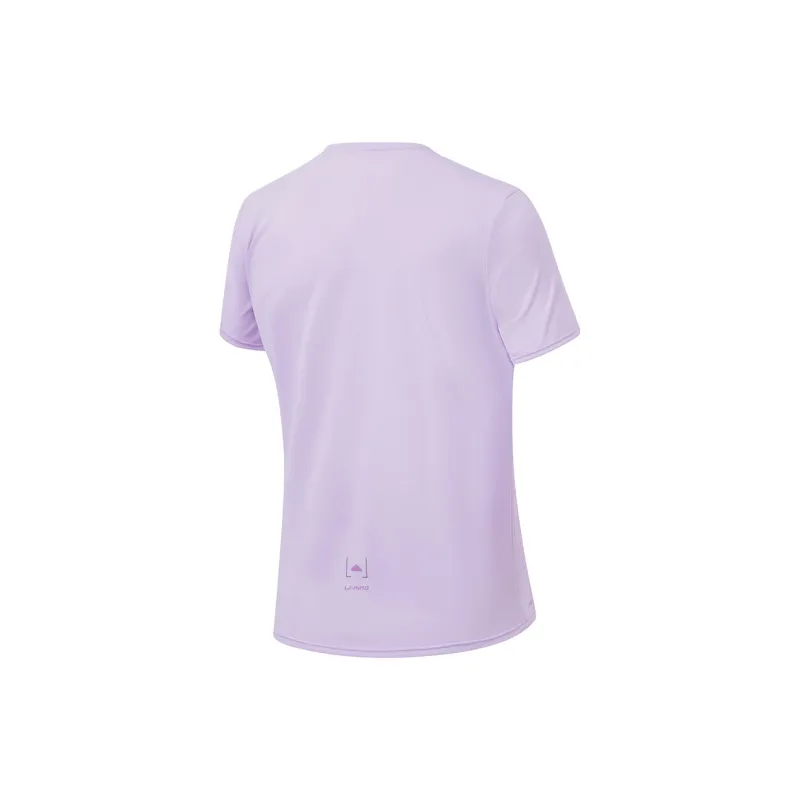 LINING Running Collection T Shirts Women's Light Elegance Purple-1