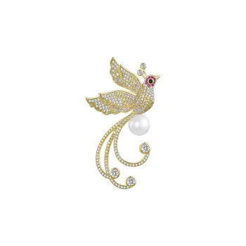 JAY Brooches Women's Gold