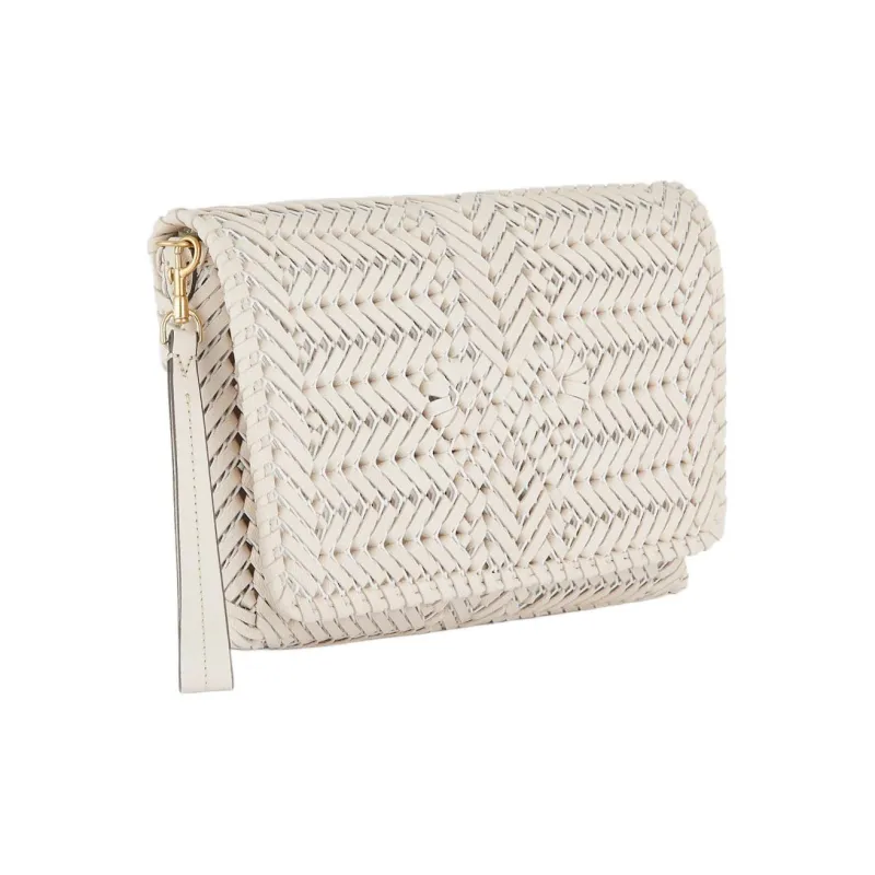 Anya Hindmarch Goatskin Bonded Leather Shoulder Bag Crossbody Bag Women's White-1