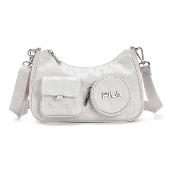 FILA Fabric Shoulder Bag Regular Women's Heron White