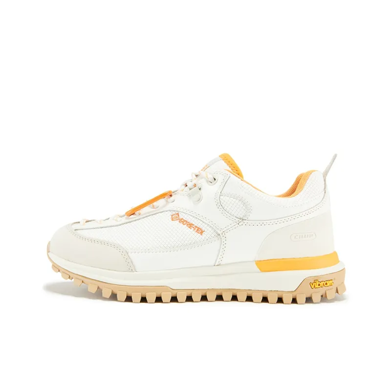 KOLON SPORT CAMPING Camp Anti Slip Wear Resistant Low Top Outdoor Shoes Unisex White Orange-0