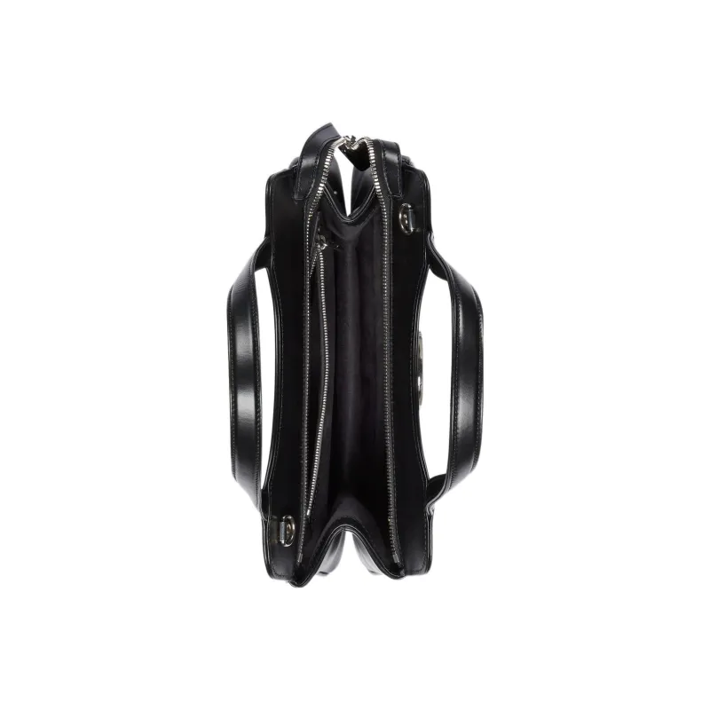 GUCCI Leather Tote Bag, Shopping Bag, Shoulder Bag, Crossbody Bag, Handbag Mini Women's Black-5