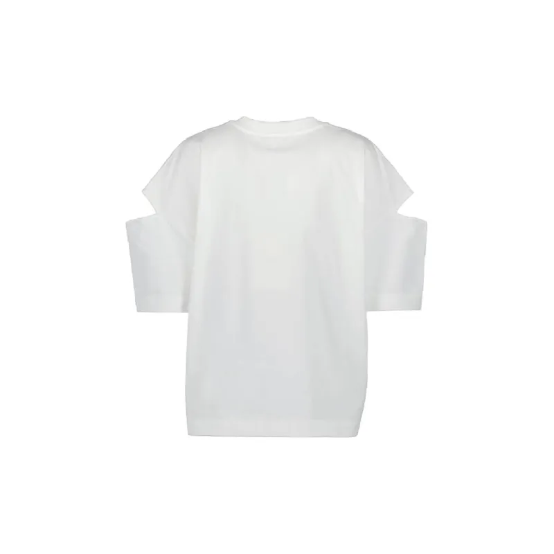 Alexander McQueen T Shirts Women's Optical White Color-1