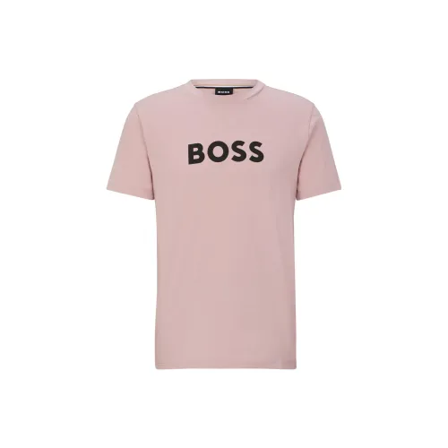 HUGO BOSS T-Shirts Men Light Pink