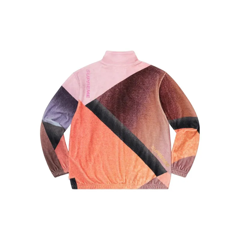 Supreme Geo Velour Track Jacket-3