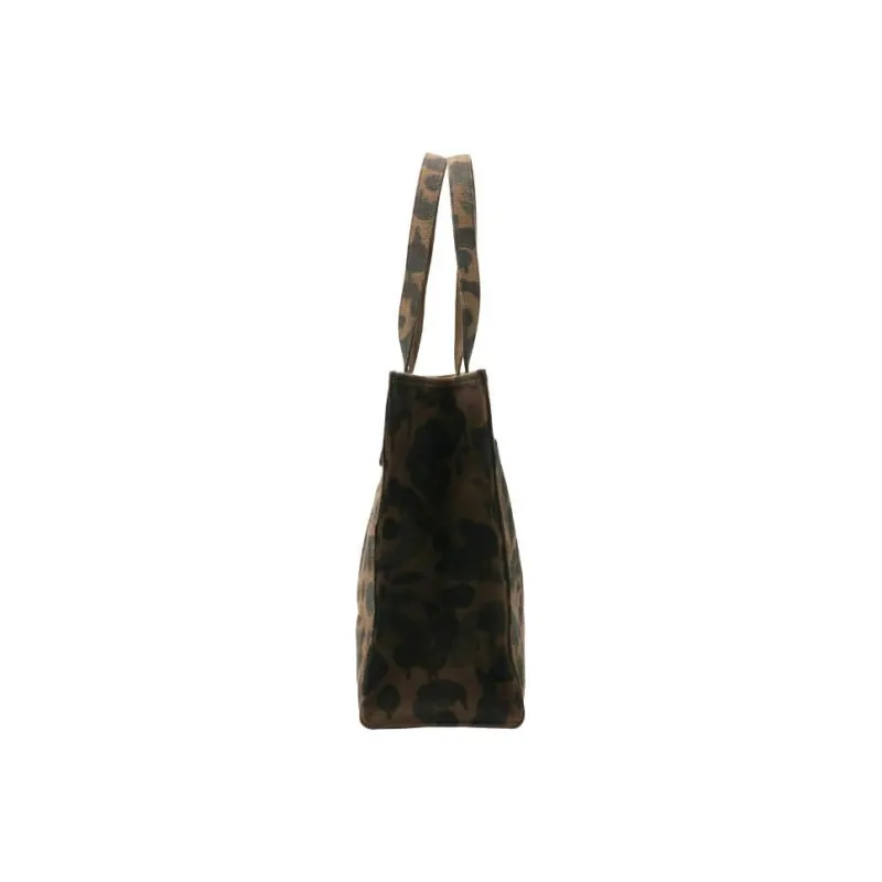 COACH Recycled Tote Eco Friendly Material Canvas Tote Bag, Shopping Bag, Handbag, Shoulder Bag Men's Brown Camouflage-3