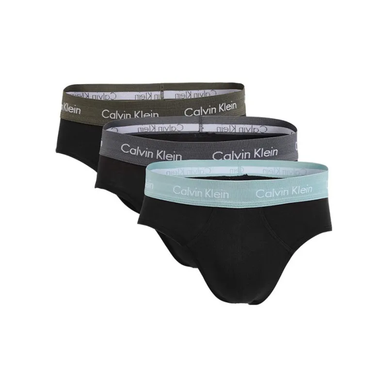 Calvin Klein Logo waistband Briefs Pack Of Three-0