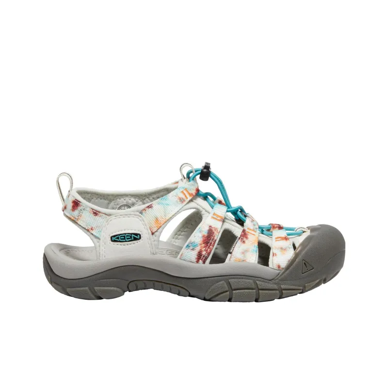 KEEN Newport H2 River Trekking Shoes Women's White Tie-Dye Pattern-1