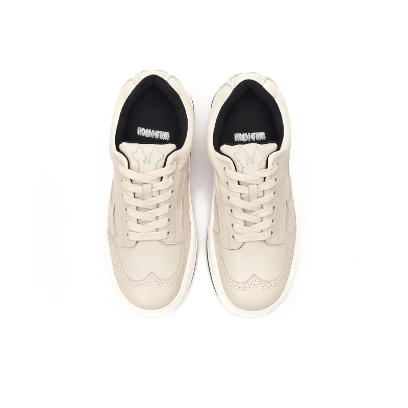 WILD PITCH Low Top Skateboard Shoes Unisex Ecru-2