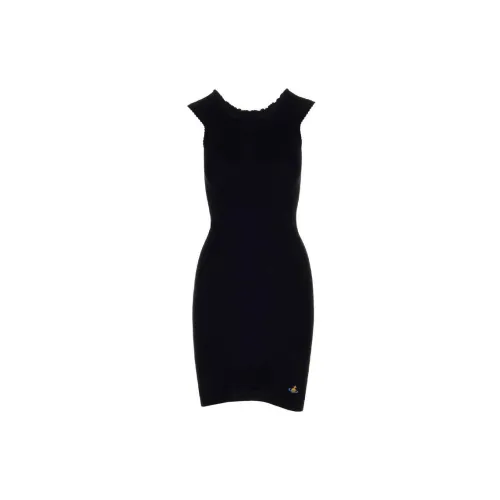 Vivienne Westwood Short-Sleeved Dresses Women's Black