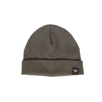 EMPORIO ARMANI Beanies Men Army Green