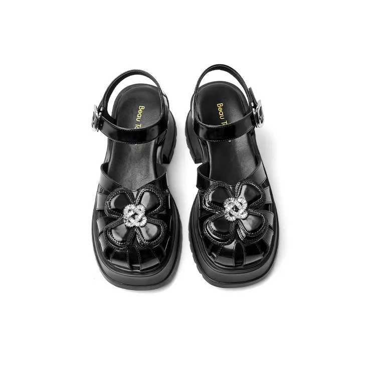 Beau Today Stylish Sandals Women's Classic Black-4