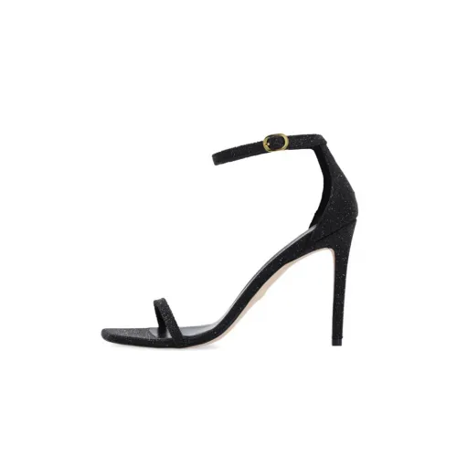 Stuart Weitzman/SW Nudistcurve One Strap Sandals 11cm Women's Black