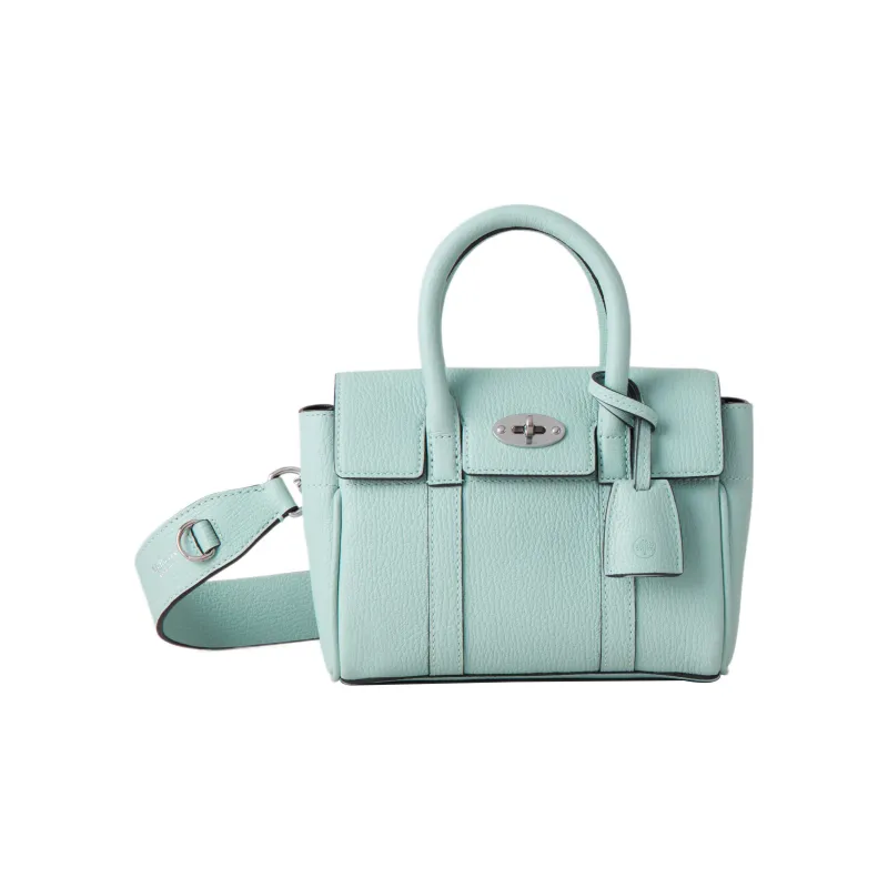 Mulberry Bayswater Sheepskin With Cow Leather Shoulder Bag, Crossbody Bag, Handbag Mini Women's Acrylic Green-0