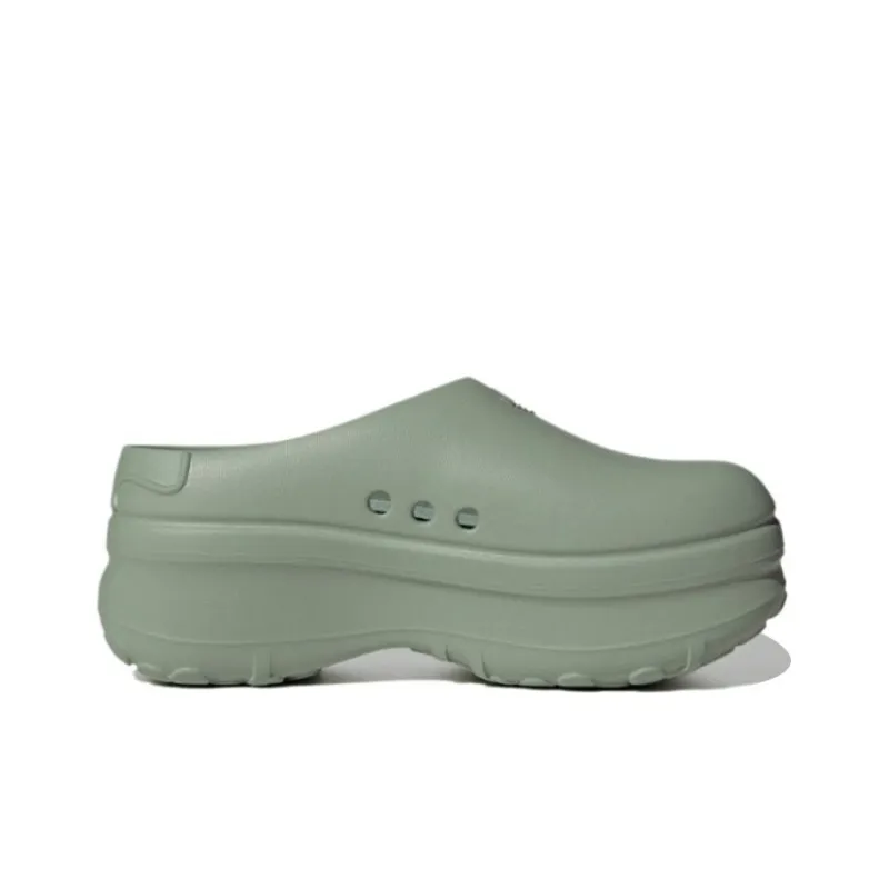 Adidas AdiFOM Stan Smith Mule Silver Green Women's-1