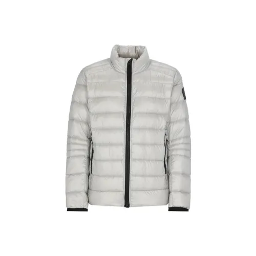 Canada Goose Crofton Down Jackets Men Silver Birch