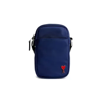 AMIPARIS Polyamide Shoulder Bag, Crossbody Bag Regular Men's Blue