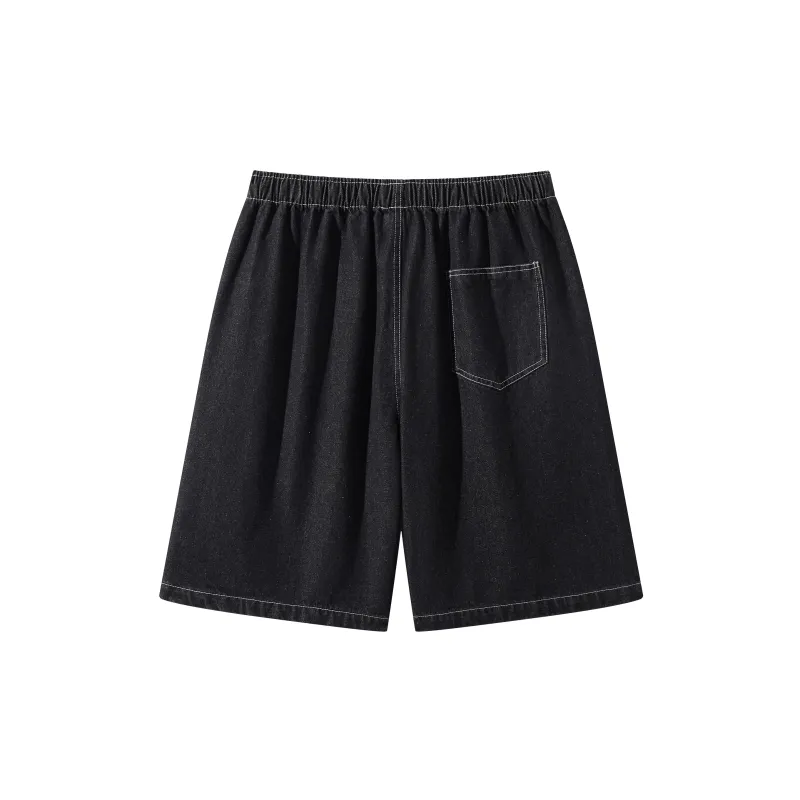 B.X Denim Shorts Unisex-1