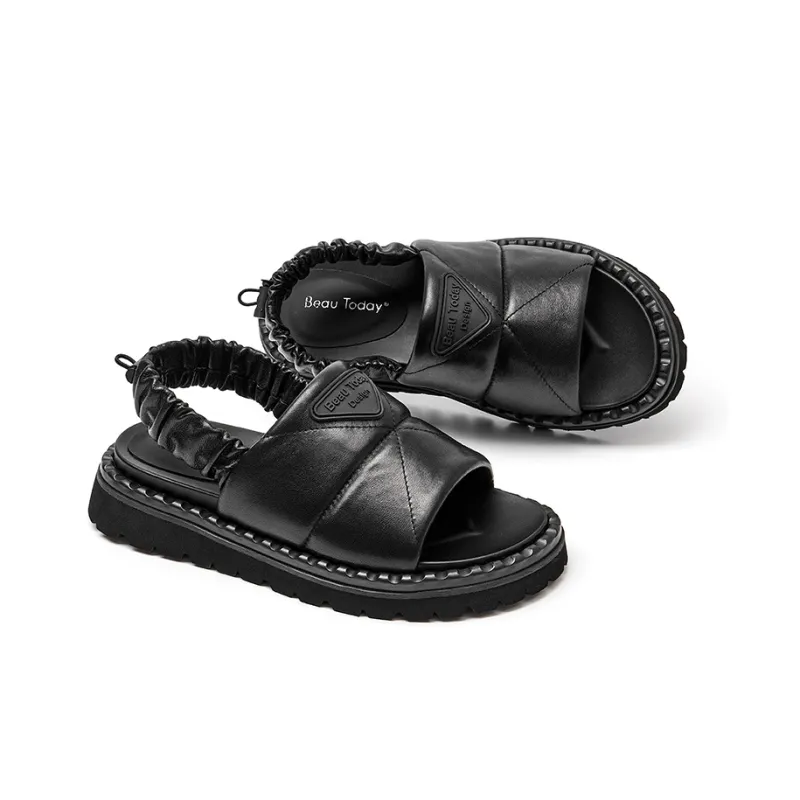 Beau Today Fashion Sandal Women's Classic Black-4