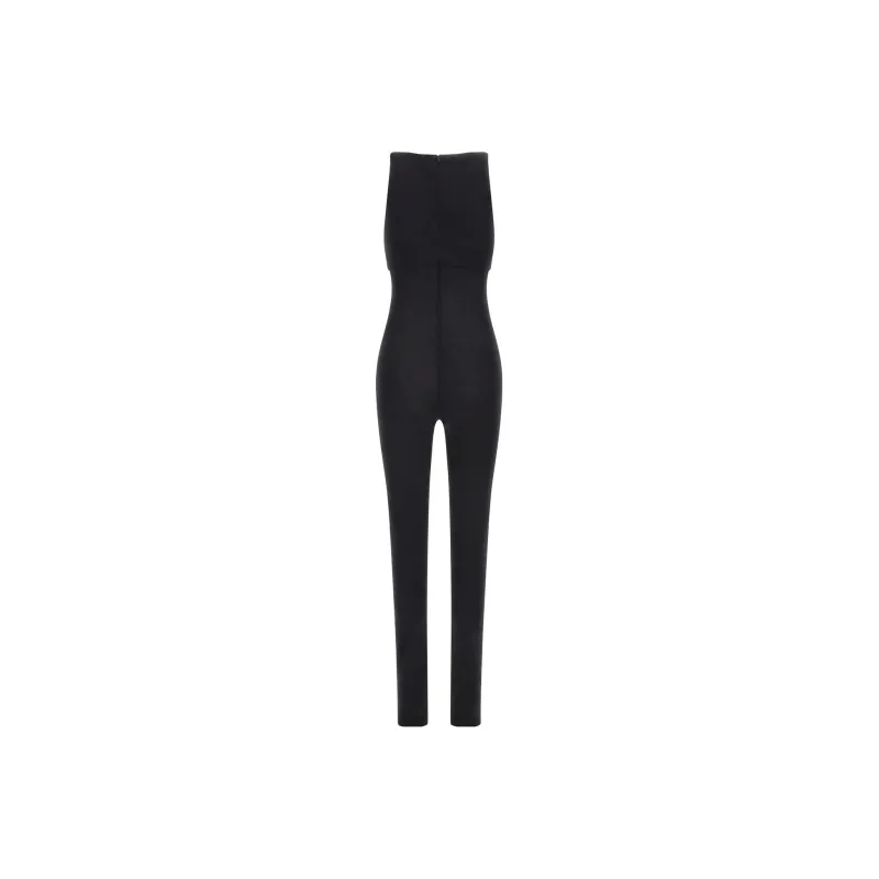 SAINT LAURENT Crewneck Sleeveless Jumpsuit-1