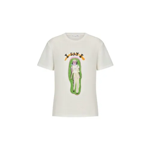 DIOR T-Shirts Women's Off White