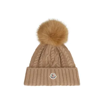 Moncler Pom Pom Embellished Beanie