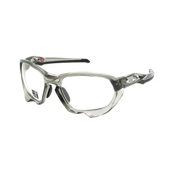 Oakley Plate Frame Irregular Shape Sunglasses Unisex Gray