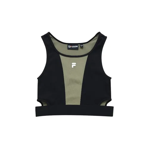 FILA FUSION Trending Street Series Tank Tops Women's Jet Black