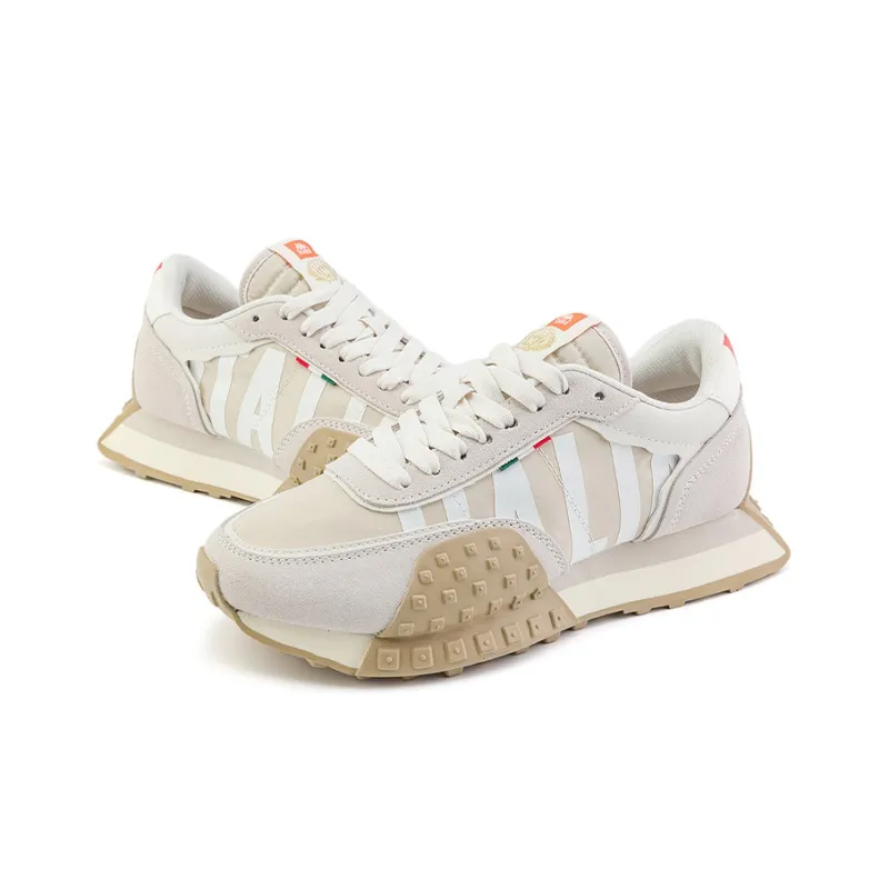 Kappa Lightweight Low Top Casual Running Shoes Unisex Gray White-4